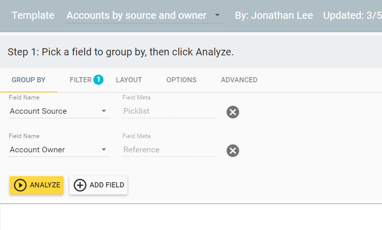 CRM Data Grouping and Bulk Editing