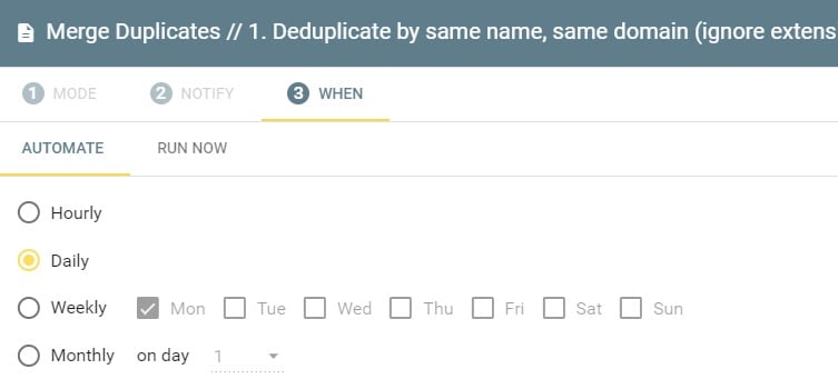 mailchimp duplicates automation