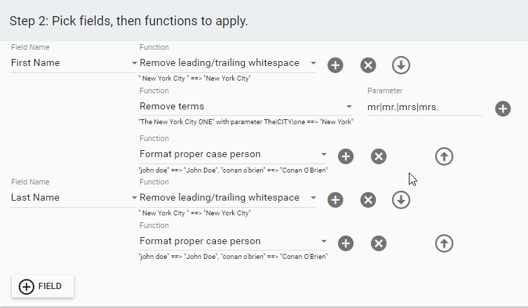 format names for capitalization in salesforce using Insycle